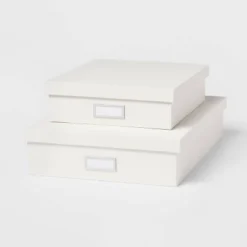 Canvas Desk Storage Box Set Of 2 - Brightroom™ 12 Canvas Desk Storage Box Set Of 2 - Brightroom™ -Brightroom GUEST d08316dd b99f 4e3b 89ec fa5c80fd7470
