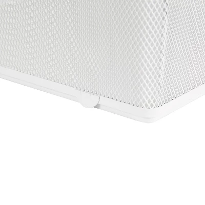 10" X 14" X 13.25" Mesh Crate File Box White - Brightroom™ 4 10" X 14" X 13.25" Mesh Crate File Box White - Brightroom™ - Image 2