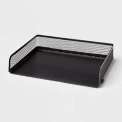 Mesh Stacking Letter Tray With Wide Side Opening Black - Brightroom™ 7 Mesh Stacking Letter Tray With Wide Side Opening Black - Brightroom™ -Brightroom GUEST d1a48a53 d19f 44d0 83c1 5720be5932a8