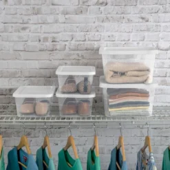 6qt Clear Storage Box White - Brightroom™ 16 6qt Clear Storage Box White - Brightroom™ -Brightroom GUEST d1e3be0f e0a6 4b21 ac12 ddb613c740d0