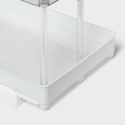 Long Gliding Tray With Bin Clear - Brightroom™ 4 Long Gliding Tray With Bin Clear - Brightroom™ - Image 2