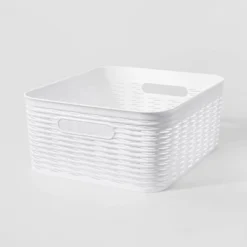 Wave Medium Storage Bin - Brightroom™ 10 Wave Medium Storage Bin - Brightroom™ -Brightroom GUEST d76f2f88 c748 4777 a4bb 8bf835b8eac5