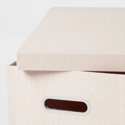 Canvas Hanging File Organizer With Lid - Brightroom™ 4 Canvas Hanging File Organizer With Lid - Brightroom™ - Image 2