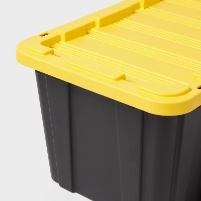 27gal Heavy Duty Storage Tote - Brightroom™ 4 27gal Heavy Duty Storage Tote - Brightroom™ - Image 2