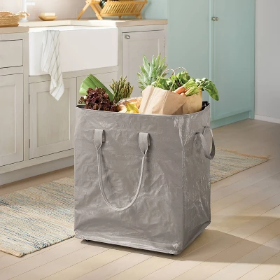 Storage Bag With Wheels Spaceship Gray - Brightroom™ 3 Storage Bag With Wheels Spaceship Gray - Brightroom™