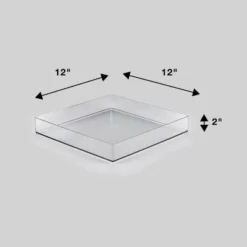 12'' X 12'' X 2" All Purpose Storage Tray - Brightroom™: Clear Plastic Bathroom Organizer Tray 9 12'' X 12'' X 2" All Purpose Storage Tray - Brightroom™: Clear Plastic Bathroom Organizer Tray -Brightroom GUEST e3fa4aba 7ce7 44ad a8cb 952525c19030