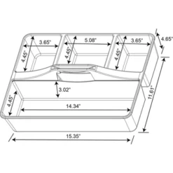 Divided Caddy Organizer White - Brightroom™: Utility Storage Cart, Polypropylene, Universal Storage, 1 Year Warranty 9 Divided Caddy Organizer White - Brightroom™: Utility Storage Cart, Polypropylene, Universal Storage, 1 Year Warranty -Brightroom GUEST e5071bb0 7856 4a20 b2f5 705acf965b68