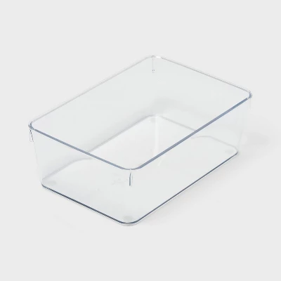 6"x9" Drawer Flatware Organizer - Brightroom™: Clear PETG In-Drawer Storage Tray, Contemporary Kitchen Organizer 5 6"x9" Drawer Flatware Organizer - Brightroom™: Clear PETG In-Drawer Storage Tray, Contemporary Kitchen Organizer - Image 3