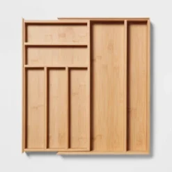 Natural 7 Compartment Drawer Organizer Brown - Brightroom™: Expandable Kitchen Utensils & Silverware Storage 7 Natural 7 Compartment Drawer Organizer Brown - Brightroom™: Expandable Kitchen Utensils & Silverware Storage -Brightroom GUEST ea011435 4dd3 433b 9629 b38ace85d076