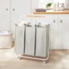 Rolling Triple Sorter - Brightroom™: Multicolor Laundry Hamper With Wheels, Polyester & Steel Frame, 3 Sorter Bags 1 Rolling Triple Sorter - Brightroom™: Multicolor Laundry Hamper With Wheels, Polyester & Steel Frame, 3 Sorter Bags -Brightroom GUEST ea2ec001 902a 4de4 b2a0 dc6f56fdf803