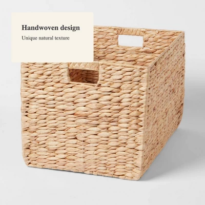 XL Woven Water Hyacinth Basket - Brightroom™ 5 XL Woven Water Hyacinth Basket - Brightroom™ - Image 3