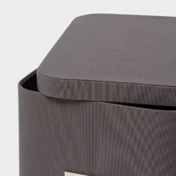 Medium Decorative Fabric Box Charcoal - Brightroom™: Rectangle Storage, 7" H X 13" D X 10" W, Polypropylene & Polyester 5 Medium Decorative Fabric Box Charcoal - Brightroom™: Rectangle Storage, 7" H X 13" D X 10" W, Polypropylene & Polyester -Brightroom GUEST ea8c0934 9cd6 4206 97b9 0ffbc3020f4c