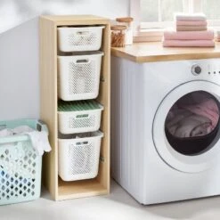 Tall Sliding Bin Cube Natural - Brightroomâ„¢