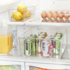 Medium Narrow Fridge And Pantry Organizer Bin - Brightroomâ„¢: Clear Kitchen Storage, Freezer-Safe, 14.5"x5.5"