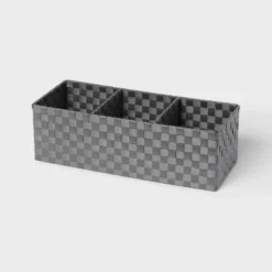Woven Plastic 3 Compartment Bin - Brightroom™ 9 Woven Plastic 3 Compartment Bin - Brightroom™ -Brightroom GUEST f9512988 f3cf 4f3f 9f43 92f0099e35f5