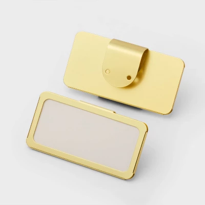 Small Bin Labels 3pk Gold - Brightroom™ 5 Small Bin Labels 3pk Gold - Brightroom™ - Image 3