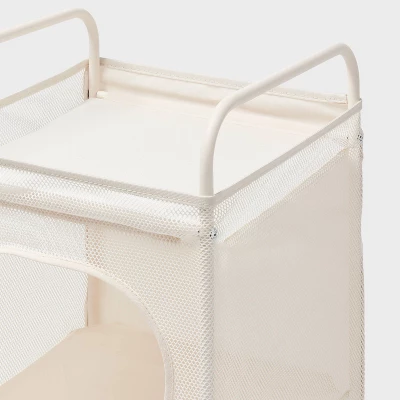 2 Tier Flexible Tower Storage Ivory - Brightroom™ 4 2 Tier Flexible Tower Storage Ivory - Brightroom™ - Image 2